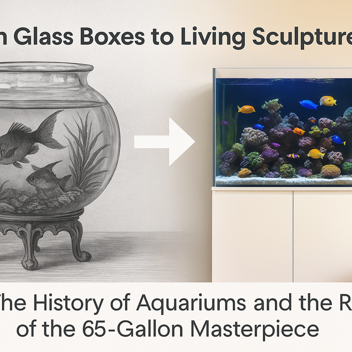 rom Glass Boxes to Living Sculptures: The History of Aquariums and the Rise of the 65-Gallon Masterpiece
