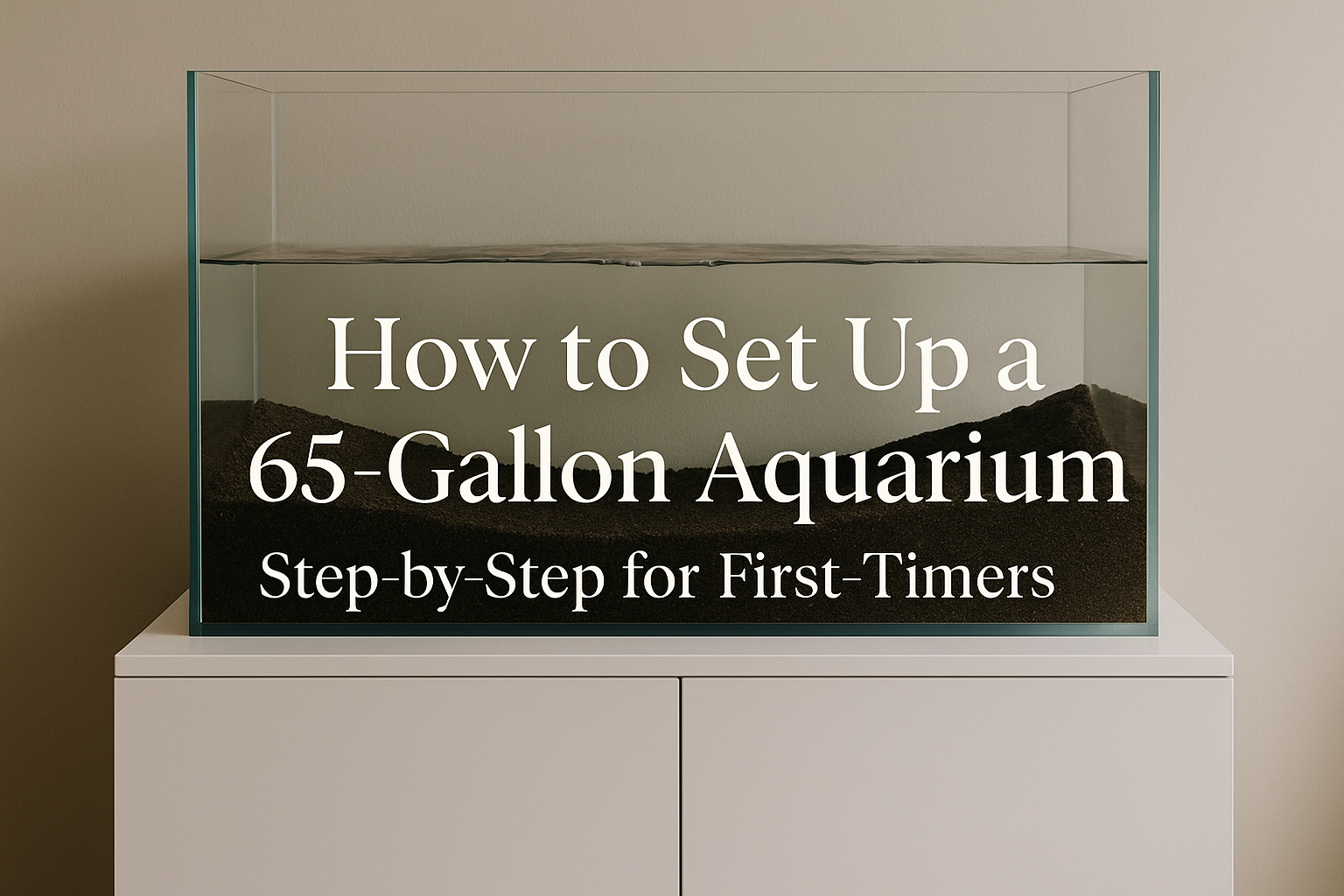 How to Set Up a 65-Gallon Aquarium: Step-by-Step for First-Timers