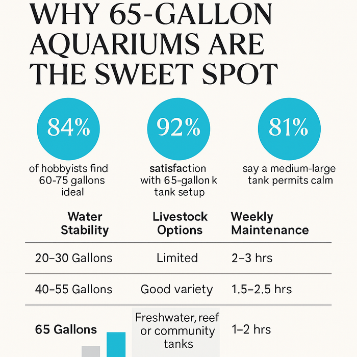 Why 65-Gallon Aquariums Are the Sweet Spot: A Data-Backed Look at Size, Satisfaction & Setup