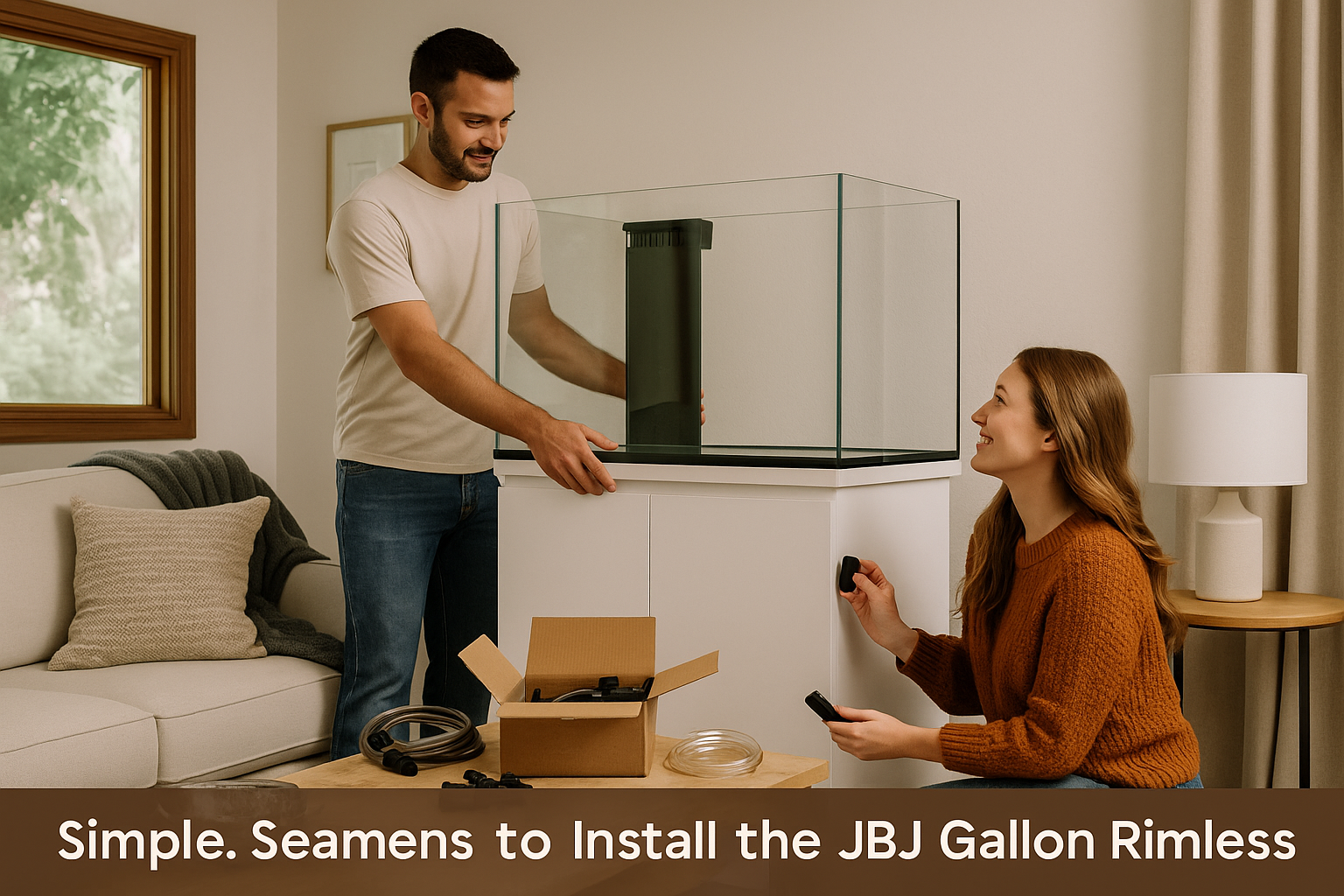 Simple. Seamless. Stunning: How Easy It Is to Install the JBJ 65-Gallon Rimless Aquarium