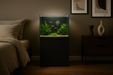 JBJ 45-Gallon AIO Rimless Aquarium Kit with Black Stand – All-in-One Saltwater or Freshwater Tank Setup