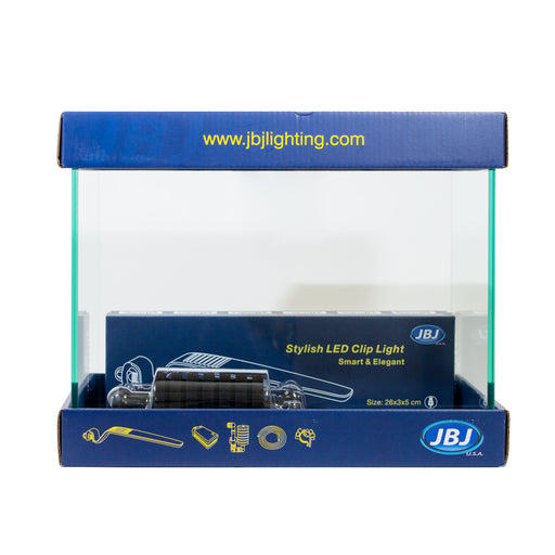 JBJ AN-116 4G Rimless Nano Cube Aquarium – Minimalist Shrimp Tank for Desktop Aquascapes
