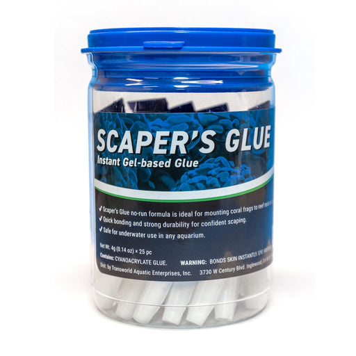JBJ AN-15 Instant Glue for Plants & Corals – Fast, Mess-Free Aquascaping Adhesive (25 x 0.14 oz Tubes)