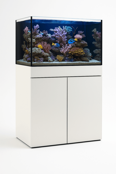 JBJ 65-Gallon All-in-One (AIO) Aquarium with White Stand