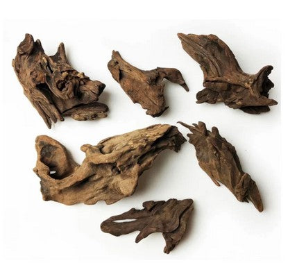 JBJ Malaysian Driftwood – Natural Aquarium Decor in Sizes S to XXXL for Aquascaping & Shelter