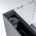 JBJ 45-Gallon AIO Rimless Aquarium Kit with Black Stand – All-in-One Saltwater or Freshwater Tank Setup