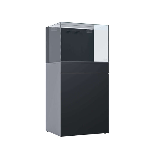 JBJ 45-Gallon AIO Rimless Aquarium Kit with Black Stand – All-in-One Saltwater or Freshwater Tank Setup