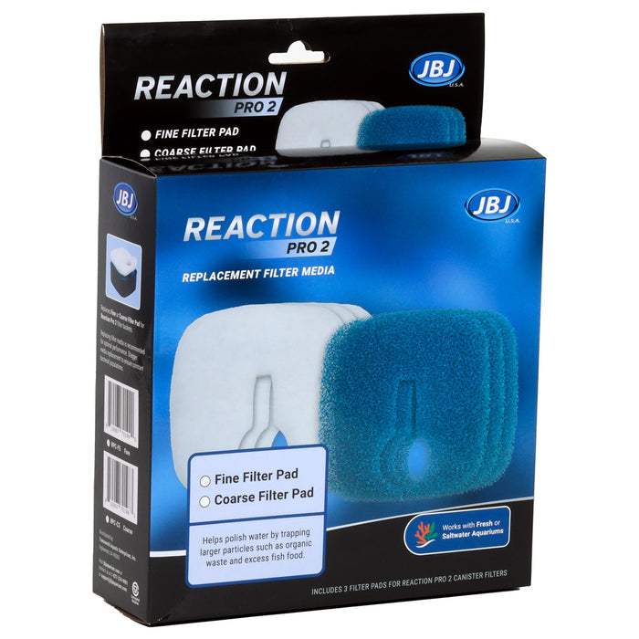 JBJ REACTION PRO 2 – Fine Filter Pad (3pcs/box) – Model RPC-FS