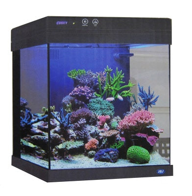 JBJ CB-20-B 20G Cubey Nano Aquarium in Black – Sleek All-in-One Tank for Reef or Freshwater Systems
