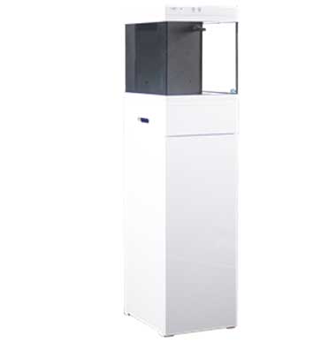 JBJ CNT-15-W 15G Aquarium Stand in White – Modern, Minimalist Base for Cubey Nano Tanks