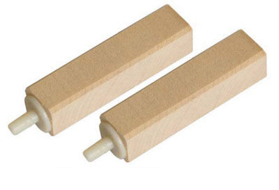 JBJ MT-60-WS Wooden Air Stones for 28G Protein Skimmer – 2-Pack Replacement Diffusers for Optimal Skimming
