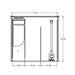 JBJ 25-Gallon AIO Rimless Aquarium Kit with Black Stand – Compact Saltwater or Freshwater Setup