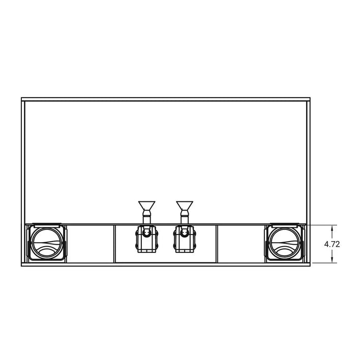 JBJ 65-Gallon All-in-One (AIO) Aquarium with White Stand